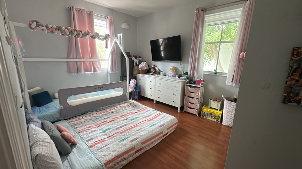 Bedroom after cleaning